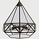 Order Glass chandelier in Gothic style Hermione 3 lamps. tiffanarium (Tiffanarium). Livemaster. . Chandeliers Фото №3