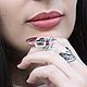 Ring for the whole finger made of 925 silver HB0093, All finger ring, Yerevan,  Фото №1