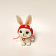 Order Felt toy: Bunny. Nika Yakicheva. Livemaster. . Felted Toy Фото №3
