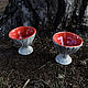 Amanita goblets. Wine Glasses. RognedaCraft - gifts with soul. Online shopping on My Livemaster.  Фото №2