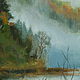 Painting misty morning on the river landscape oil on canvas. Pictures. olga-klim (olga-klim). My Livemaster. Фото №4