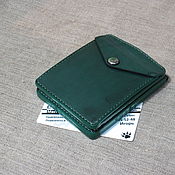 Сумки и аксессуары handmade. Livemaster - original item A wallet with a change box and a department for identification. Handmade.