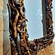 Заказать Рама для зеркала из коряг. Творческая мастерская Ольги Скрыжевской. Ярмарка Мастеров. . Зеркала Фото №3