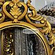Зеркало в золотой раме «Палладио» 110х80 см. Зеркала. Zerkala.market. Интернет-магазин Ярмарка Мастеров.  Фото №2
