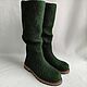 Boots valenki with a pressed top h 36-40, High Boots, Tomsk,  Фото №1