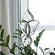 Цветок. Витражи. Glass Decor. Интернет-магазин Ярмарка Мастеров.  Фото №2