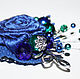 Suntory Blue Rose Applause   brooch blue rose. Brooches. Puchinka. My Livemaster. Фото №5