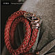 Snake Bracelet | Bronze | Braided Leather. Braided bracelet. Totemica-totemnye zhivotnye i simvoly. Интернет-магазин Ярмарка Мастеров.  Фото №2