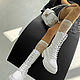 Кожаные ботинки Ariya BT114  (белый). Ботинки. INTENT. Интернет-магазин Ярмарка Мастеров.  Фото №2