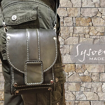 Сумки ручной работы. Ярмарка Мастеров - ручная работа Мужская сумка: "Командир". Handmade.