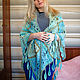 Shawl 'Sea wave'. Handmade. Crochet. Shawls. Olga Lado. Online shopping on My Livemaster.  Фото №2
