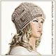 Шапка "AZTEKA" № 29,  № 3 из испанской полушерсти). Шапки. Ирина(shvilinka.knit). Ярмарка Мастеров.  Фото №7