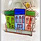 Заказать Подсвечник-статуэтка "Квартал старого города". TM Art Glass(витражная мастерская). Ярмарка Мастеров. . Подсвечники Фото №3