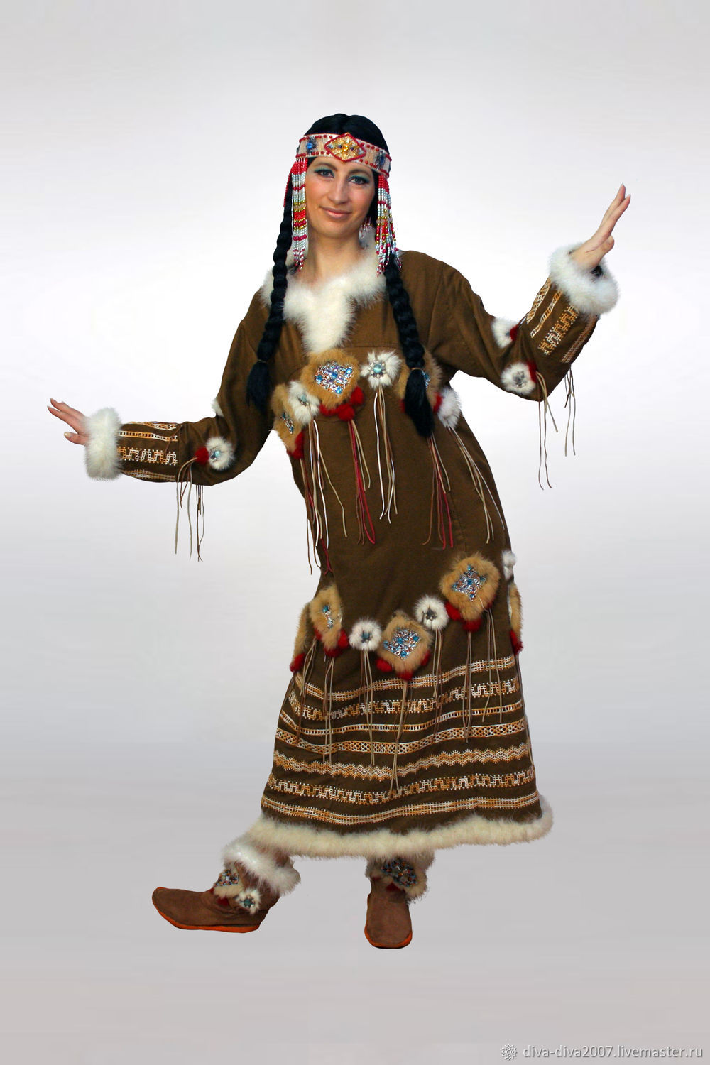 Национальный костюм ительменов