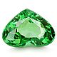Гранат цаворит сердце 5,7х7,7 мм 1.24 ct, Кабошоны, Бангкок,  Фото №1