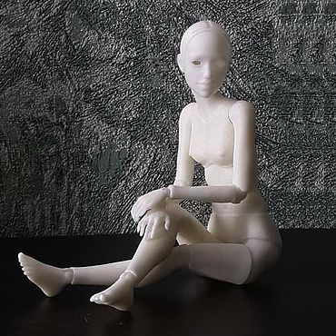 Куклы и игрушки ручной работы. Ярмарка Мастеров - ручная работа Шарнирная кукла Ника, 27 см. Handmade.
