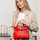 Сумка женская из кожи крокодила IMA0512F4. Классическая сумка. CrocShop товары из экзотической кожи. Ярмарка Мастеров.  Фото №5