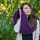 Order Purple scarf. SweetMarket. Livemaster. . Scarves Фото №3