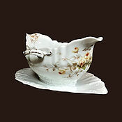 Винтаж handmade. Livemaster - original item Porcelain sauce pot, K & A 