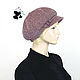 Stylish ladies ' eight-point tweed cap. ' Cranberries'. Caps1. Mishan (mishan). My Livemaster. Фото №4
