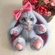 Зайка Мия. Мягкие игрушки. toys_bunny_kzn. Интернет-магазин Ярмарка Мастеров.  Фото №2