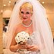Свадебный букет - дублер из белых роз, Свадебные букеты, Москва,  Фото №1