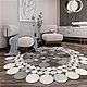  ковёр ручной работы из шкур коровы. Ковры для дома. Luxury Patchwork. Интернет-магазин Ярмарка Мастеров.  Фото №2