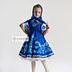 Children's dress ' Gzhel on blue'. Carnival costumes for children. SLAVYANKA. My Livemaster. Фото №6