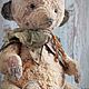 Тедди медведь Арчи (коллекция "Цирк"). Мишки Тедди. Teddy-ot-Vileny. Коллекционная ручная работа. Ярмарка Мастеров.  Фото №8