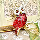  Red Owl. Christmas decorations. clubakm (clubakm). Online shopping on My Livemaster.  Фото №2