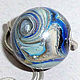 Кулон-шар в стиле Пандора Космическая буря. Подвеска. Виктория Гусева lampwork. Ярмарка Мастеров.  Фото №4
