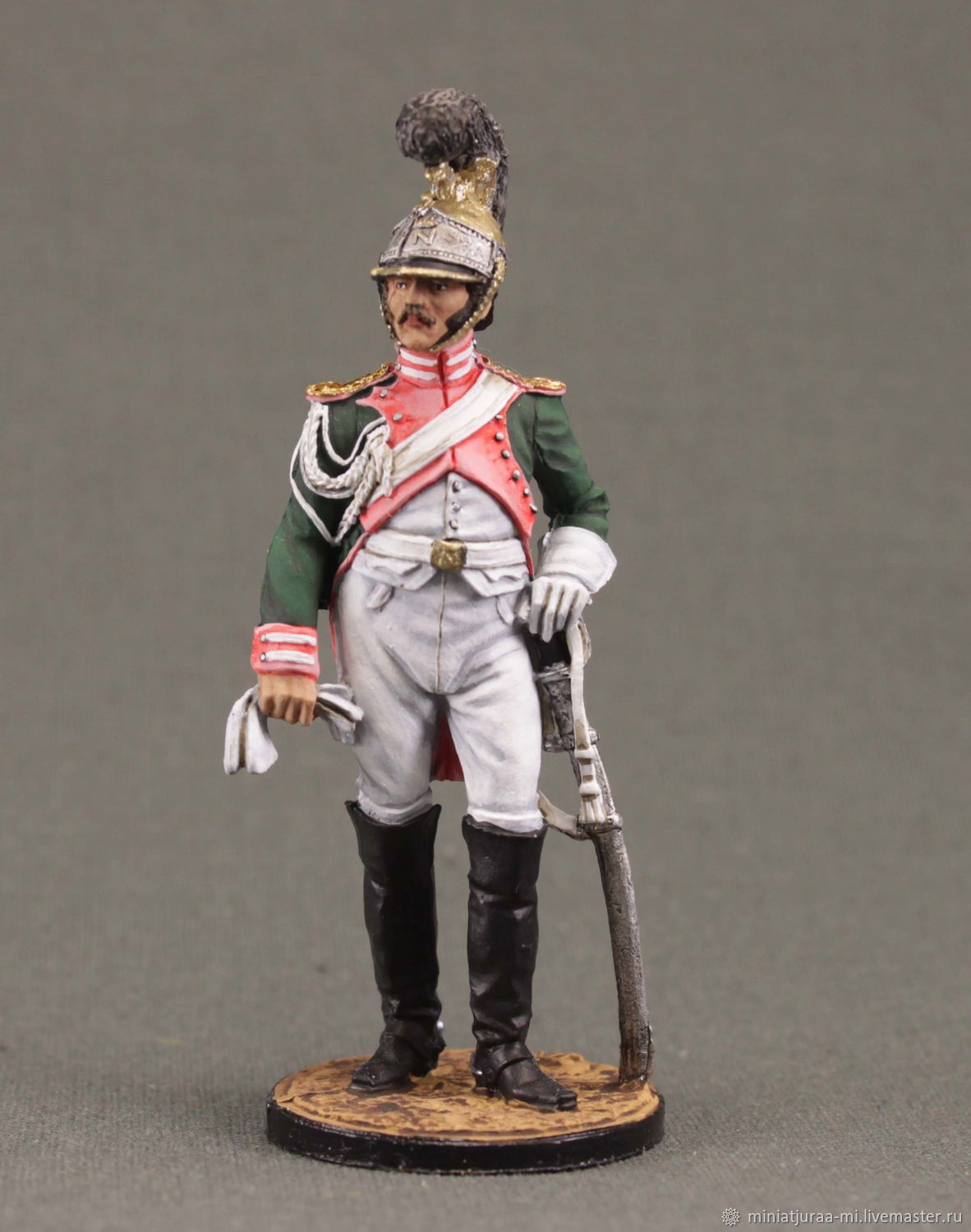 FRANCE set 3-3 figures 1:32 Tin Soldier EK Castings Napoleonic War 54 mm 