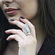 Order Alaba ring made of 925 sterling silver GA0022. Sunny Silver. Livemaster. . Rings Фото №3