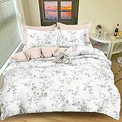 Для дома и интерьера handmade. Livemaster - original item LUXURY satin bed linen delicate print.. Handmade.
