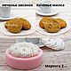 Silicone Mold Oatmeal cookies, Milka, Meringue 2, Form, Moscow,  Фото №1