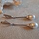 Серьги классические "Нежность". Жемчуг. Серьги классические. Tatyana's Jewelry for the soul. Ярмарка Мастеров.  Фото №5