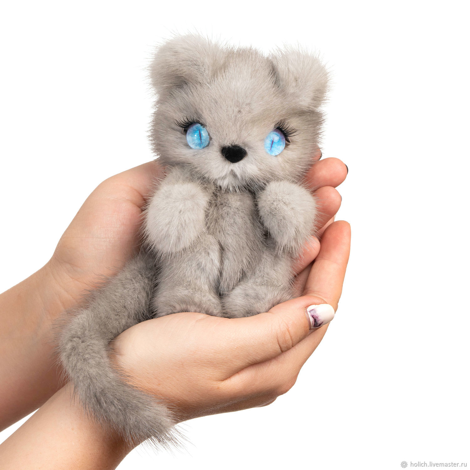 Тедди котенок из норки 17 см серый мягкая игрушка в интернет-магазине  Ярмарка Мастеров по цене 6800 ₽ – QJ590RU | Тедди Зверята, Москва -  доставка по России