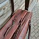 Заказать Большая деловая сумка. Натуральная кожа. Ручная работа. Slav-Leather. Handmade. Ярмарка Мастеров. . Портфель Фото №3