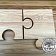 Сервировочная доска Puzzle. Утварь. Woodmassive. Интернет-магазин Ярмарка Мастеров.  Фото №2