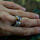 Silver ring with natural stones, silver ring with quartz. Rings. Natali Batalova. My Livemaster. Фото №6