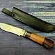 Knife handmade Hunter, forged steel 95h18, Knives, Moscow,  Фото №1