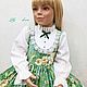 Платье " Marseilles" Цветочная Зелень. Платье. Little___dress. Ярмарка Мастеров.  Фото №4