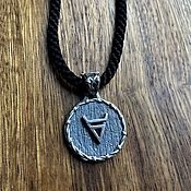 Украшения handmade. Livemaster - original item Amulet shield symbol of Veles (turnover hall). Handmade.