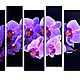 Orchids in a lavender color (canvas,paint), Pictures, St. Petersburg,  Фото №1
