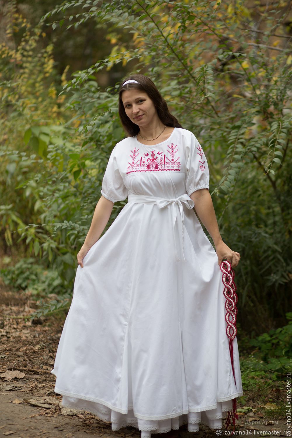 Старорусское свадебное платье