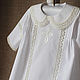 Baptismal shirt 'Elisha'. Baptismal shirts. Heirloom Christening Gown. Online shopping on My Livemaster.  Фото №2