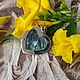 Кулон с серафинитом "Сердце". Кулон. Karma-jewelry. Ярмарка Мастеров.  Фото №6