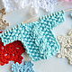 Set of knitted snowflakes in 6 colors. Scrapbooking Elements. Natalie crochet flowers. My Livemaster. Фото №4