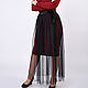 Sheer tulle wrap top skirt. Skirts. Skirt Priority (yubkizakaz). Online shopping on My Livemaster.  Фото №2