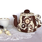 Hot water bottle for the kettle Honey. Gift, for kitchen, brown